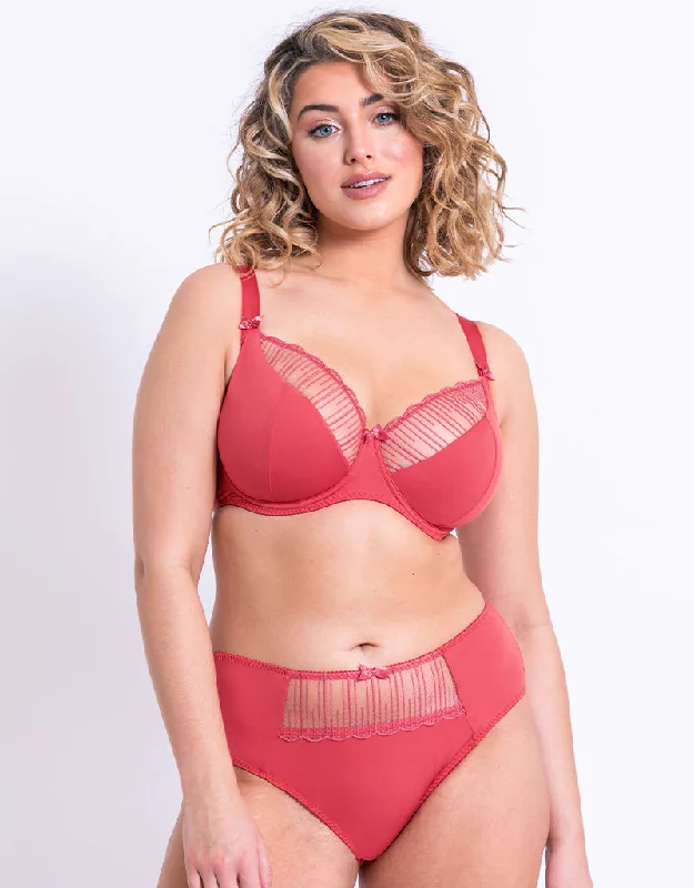 Flirtelle Riley Balcony Bra Rouge