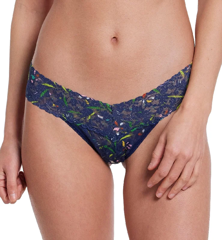 Hanky Panky Signature Lace Printed Low Rise Thong (PR4911P) - Field Day