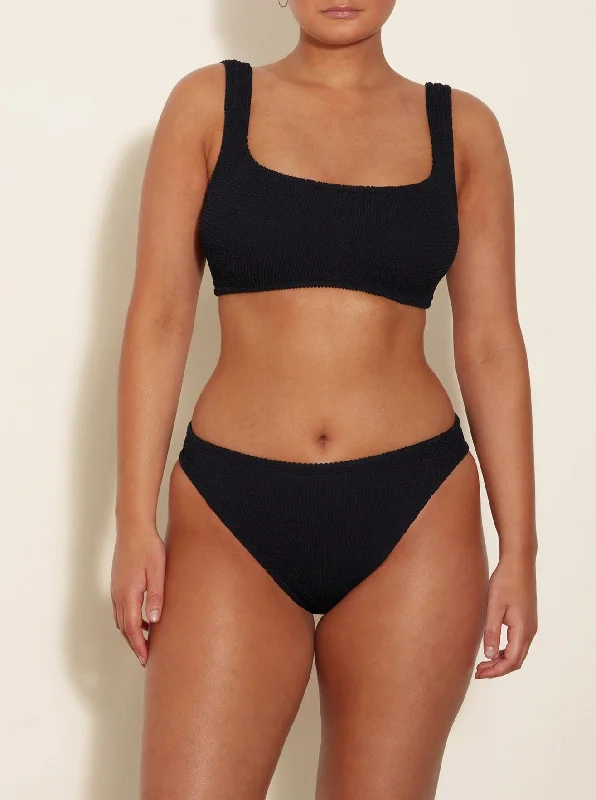 Hunza G: Xandra Bikini Set - Black